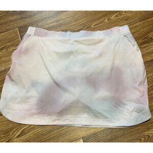 Calia Golf Birdie Skort Womens XXL Lake Reflection Cool Tie Dye Golf Tennis